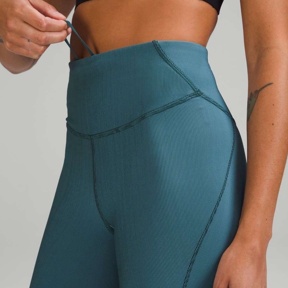 Lululemon Base Pace High-Rise Tight 25" *Two-Tone Ribbed - Picture 4 of 12